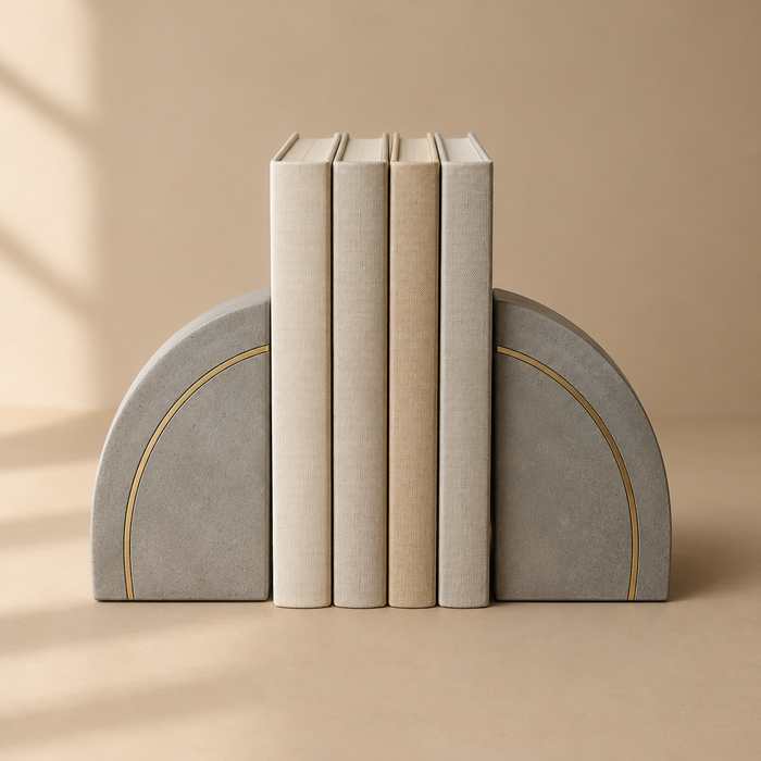Lunea Bookends, Pair