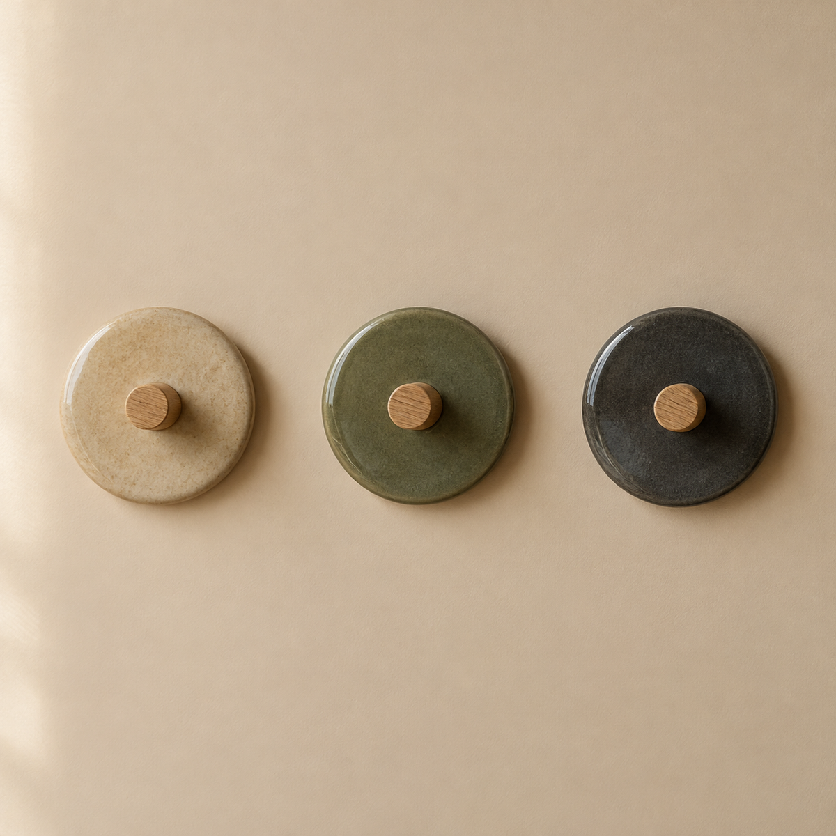 Knot Wall Hooks, Set of 3, Bremara House